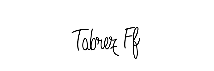 Here are the top 10 professional signature styles for the name Tabrez Ff. These are the best autograph styles you can use for your name. Tabrez Ff signature style 5 images and pictures png