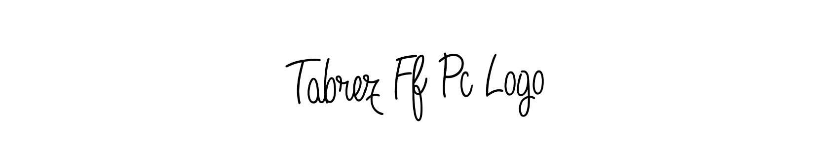 Use a signature maker to create a handwritten signature online. With this signature software, you can design (Angelique-Rose-font-FFP) your own signature for name Tabrez Ff Pc Logo. Tabrez Ff Pc Logo signature style 5 images and pictures png
