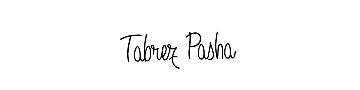 Also we have Tabrez Pasha name is the best signature style. Create professional handwritten signature collection using Angelique-Rose-font-FFP autograph style. Tabrez Pasha signature style 5 images and pictures png