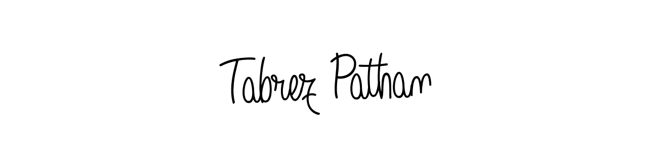 Also You can easily find your signature by using the search form. We will create Tabrez Pathan name handwritten signature images for you free of cost using Angelique-Rose-font-FFP sign style. Tabrez Pathan signature style 5 images and pictures png