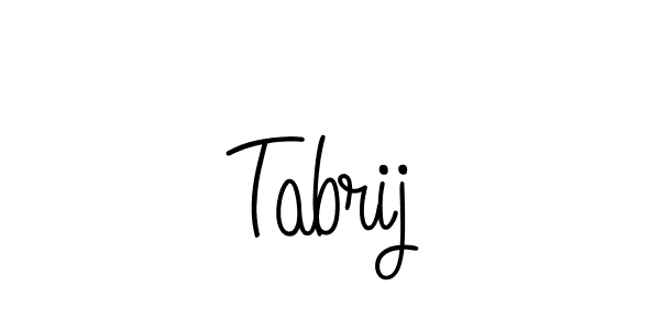 Once you've used our free online signature maker to create your best signature Angelique-Rose-font-FFP style, it's time to enjoy all of the benefits that Tabrij name signing documents. Tabrij signature style 5 images and pictures png