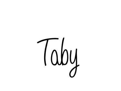 if you are searching for the best signature style for your name Taby. so please give up your signature search. here we have designed multiple signature styles  using Angelique-Rose-font-FFP. Taby signature style 5 images and pictures png