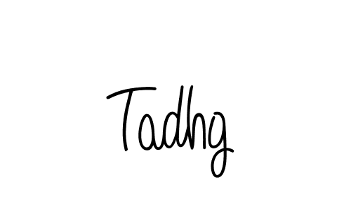 if you are searching for the best signature style for your name Tadhg. so please give up your signature search. here we have designed multiple signature styles  using Angelique-Rose-font-FFP. Tadhg signature style 5 images and pictures png