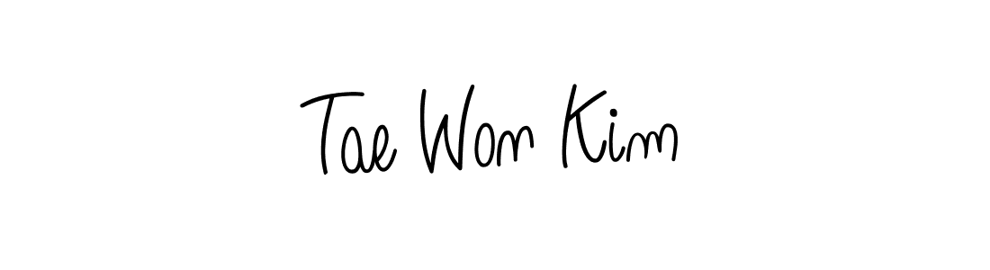 It looks lik you need a new signature style for name Tae Won Kim. Design unique handwritten (Angelique-Rose-font-FFP) signature with our free signature maker in just a few clicks. Tae Won Kim signature style 5 images and pictures png