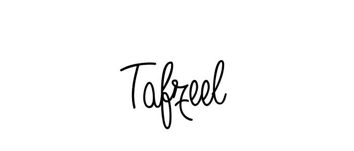 Also we have Tafzeel name is the best signature style. Create professional handwritten signature collection using Angelique-Rose-font-FFP autograph style. Tafzeel signature style 5 images and pictures png