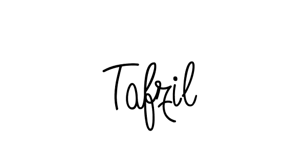 You should practise on your own different ways (Angelique-Rose-font-FFP) to write your name (Tafzil) in signature. don't let someone else do it for you. Tafzil signature style 5 images and pictures png