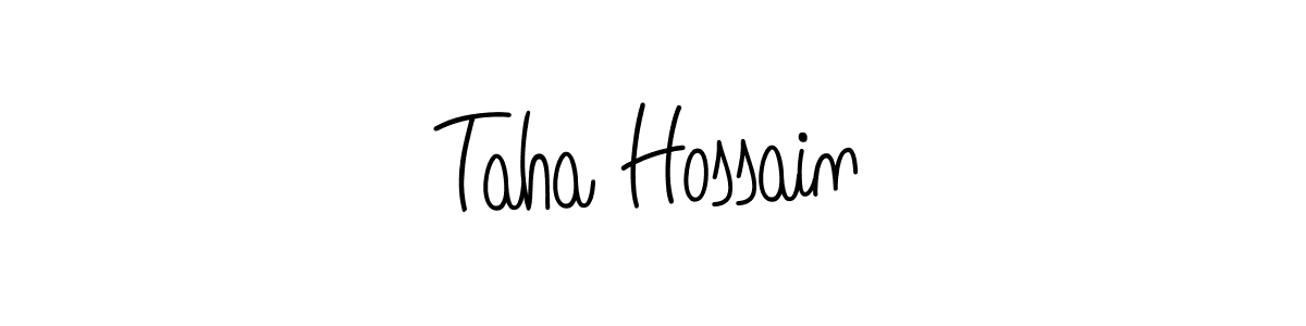 Best and Professional Signature Style for Taha Hossain. Angelique-Rose-font-FFP Best Signature Style Collection. Taha Hossain signature style 5 images and pictures png