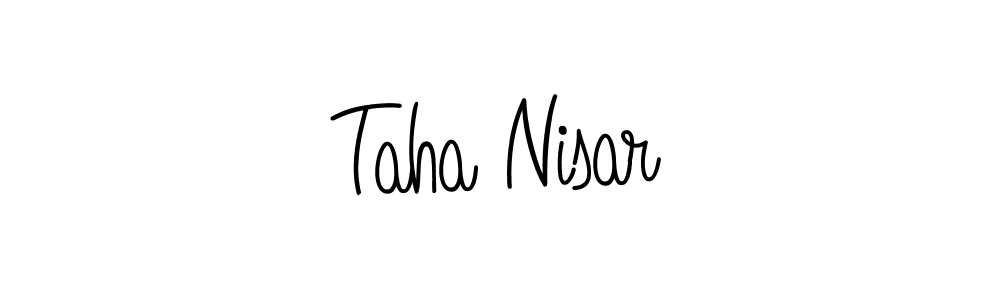 Create a beautiful signature design for name Taha Nisar. With this signature (Angelique-Rose-font-FFP) fonts, you can make a handwritten signature for free. Taha Nisar signature style 5 images and pictures png