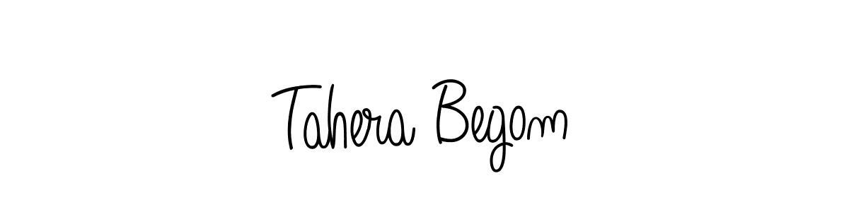 Once you've used our free online signature maker to create your best signature Angelique-Rose-font-FFP style, it's time to enjoy all of the benefits that Tahera Begom name signing documents. Tahera Begom signature style 5 images and pictures png