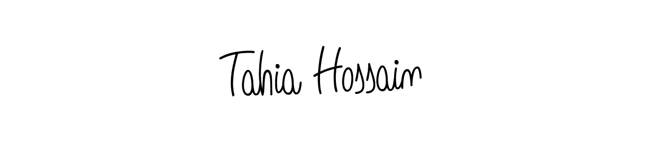 Make a beautiful signature design for name Tahia Hossain. Use this online signature maker to create a handwritten signature for free. Tahia Hossain signature style 5 images and pictures png