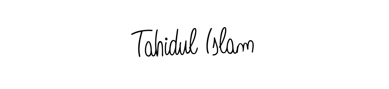 Use a signature maker to create a handwritten signature online. With this signature software, you can design (Angelique-Rose-font-FFP) your own signature for name Tahidul Islam. Tahidul Islam signature style 5 images and pictures png