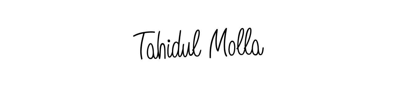 Also we have Tahidul Molla name is the best signature style. Create professional handwritten signature collection using Angelique-Rose-font-FFP autograph style. Tahidul Molla signature style 5 images and pictures png