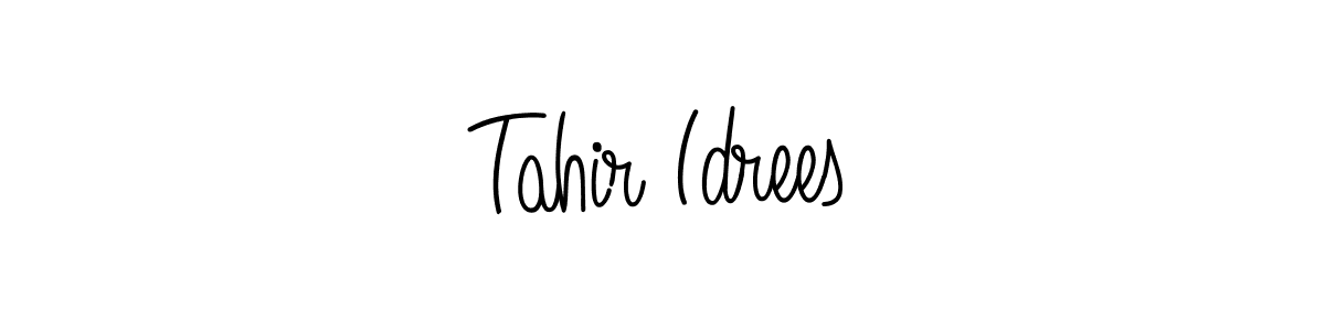 How to Draw Tahir Idrees signature style? Angelique-Rose-font-FFP is a latest design signature styles for name Tahir Idrees. Tahir Idrees signature style 5 images and pictures png
