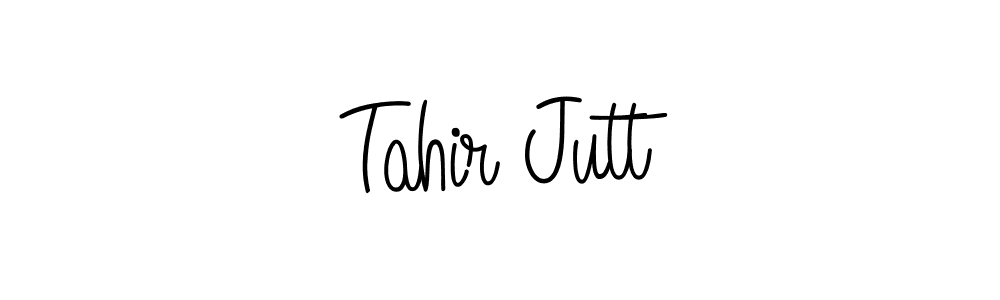 if you are searching for the best signature style for your name Tahir Jutt. so please give up your signature search. here we have designed multiple signature styles  using Angelique-Rose-font-FFP. Tahir Jutt signature style 5 images and pictures png