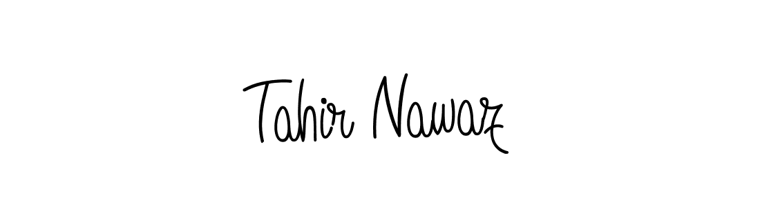 Tahir Nawaz stylish signature style. Best Handwritten Sign (Angelique-Rose-font-FFP) for my name. Handwritten Signature Collection Ideas for my name Tahir Nawaz. Tahir Nawaz signature style 5 images and pictures png