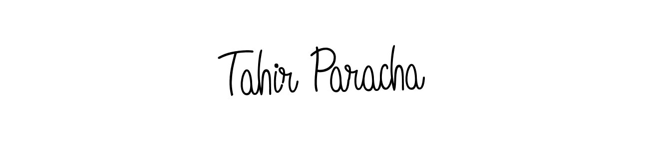 Also we have Tahir Paracha name is the best signature style. Create professional handwritten signature collection using Angelique-Rose-font-FFP autograph style. Tahir Paracha signature style 5 images and pictures png