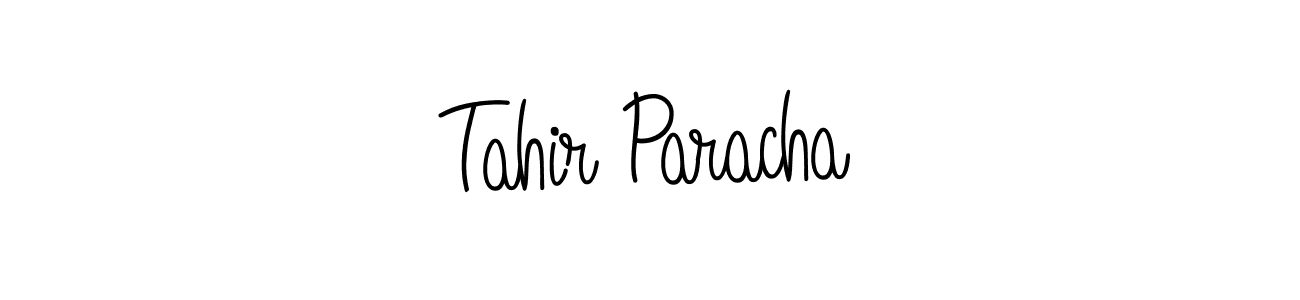 Also we have Tahir Paracha name is the best signature style. Create professional handwritten signature collection using Angelique-Rose-font-FFP autograph style. Tahir Paracha signature style 5 images and pictures png