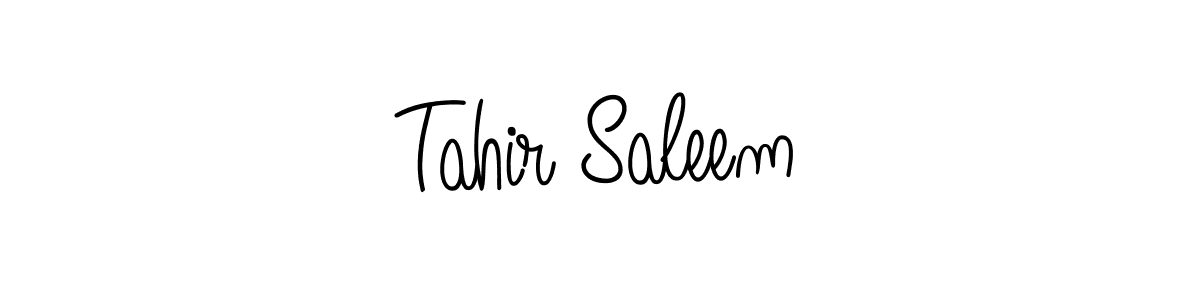 if you are searching for the best signature style for your name Tahir Saleem. so please give up your signature search. here we have designed multiple signature styles  using Angelique-Rose-font-FFP. Tahir Saleem signature style 5 images and pictures png