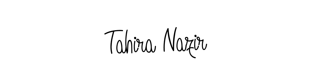 Make a beautiful signature design for name Tahira Nazir. Use this online signature maker to create a handwritten signature for free. Tahira Nazir signature style 5 images and pictures png