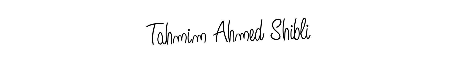 Create a beautiful signature design for name Tahmim Ahmed Shibli. With this signature (Angelique-Rose-font-FFP) fonts, you can make a handwritten signature for free. Tahmim Ahmed Shibli signature style 5 images and pictures png