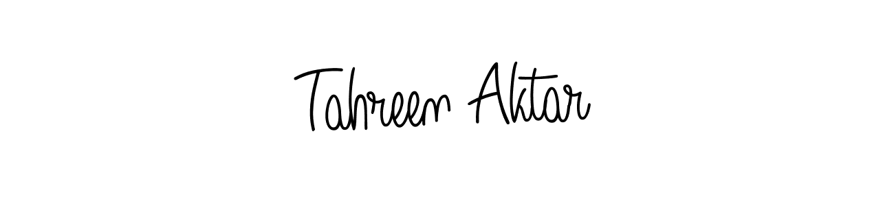 Tahreen Aktar stylish signature style. Best Handwritten Sign (Angelique-Rose-font-FFP) for my name. Handwritten Signature Collection Ideas for my name Tahreen Aktar. Tahreen Aktar signature style 5 images and pictures png