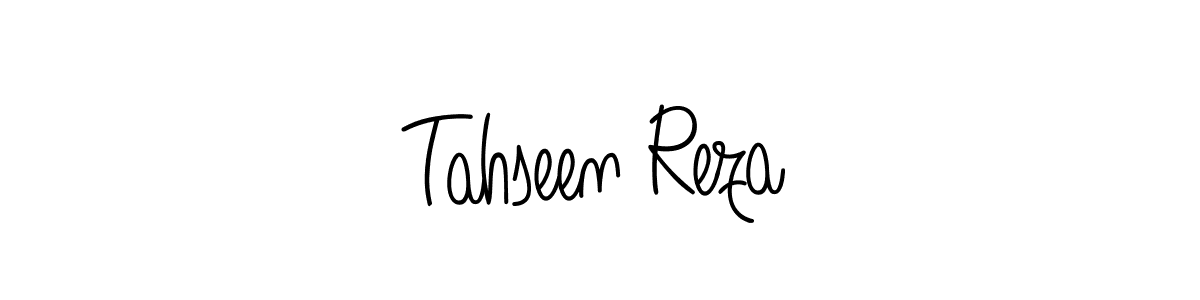 Also we have Tahseen Reza name is the best signature style. Create professional handwritten signature collection using Angelique-Rose-font-FFP autograph style. Tahseen Reza signature style 5 images and pictures png