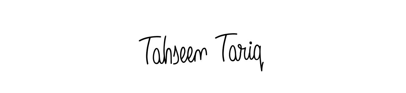 How to make Tahseen Tariq signature? Angelique-Rose-font-FFP is a professional autograph style. Create handwritten signature for Tahseen Tariq name. Tahseen Tariq signature style 5 images and pictures png