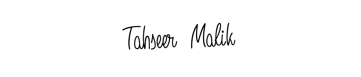 How to make Tahseer  Malik signature? Angelique-Rose-font-FFP is a professional autograph style. Create handwritten signature for Tahseer  Malik name. Tahseer  Malik signature style 5 images and pictures png