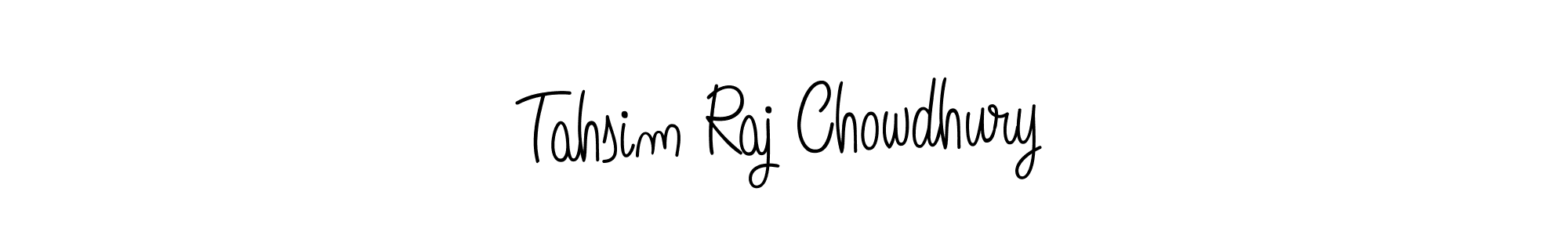 You should practise on your own different ways (Angelique-Rose-font-FFP) to write your name (Tahsim Raj Chowdhury) in signature. don't let someone else do it for you. Tahsim Raj Chowdhury signature style 5 images and pictures png