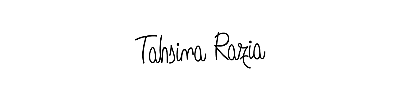 It looks lik you need a new signature style for name Tahsina Razia. Design unique handwritten (Angelique-Rose-font-FFP) signature with our free signature maker in just a few clicks. Tahsina Razia signature style 5 images and pictures png