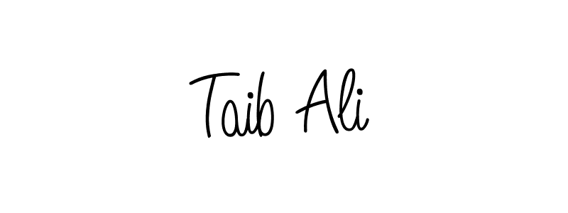 if you are searching for the best signature style for your name Taib Ali. so please give up your signature search. here we have designed multiple signature styles  using Angelique-Rose-font-FFP. Taib Ali signature style 5 images and pictures png