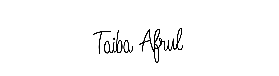Check out images of Autograph of Taiba Afrul name. Actor Taiba Afrul Signature Style. Angelique-Rose-font-FFP is a professional sign style online. Taiba Afrul signature style 5 images and pictures png