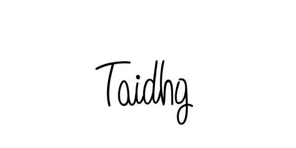 How to make Taidhg signature? Angelique-Rose-font-FFP is a professional autograph style. Create handwritten signature for Taidhg name. Taidhg signature style 5 images and pictures png