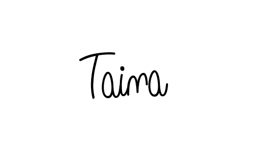 Taina stylish signature style. Best Handwritten Sign (Angelique-Rose-font-FFP) for my name. Handwritten Signature Collection Ideas for my name Taina. Taina signature style 5 images and pictures png