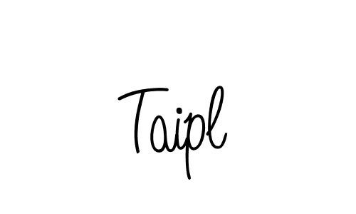 How to make Taipl name signature. Use Angelique-Rose-font-FFP style for creating short signs online. This is the latest handwritten sign. Taipl signature style 5 images and pictures png