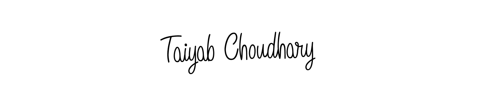 Make a short Taiyab Choudhary signature style. Manage your documents anywhere anytime using Angelique-Rose-font-FFP. Create and add eSignatures, submit forms, share and send files easily. Taiyab Choudhary signature style 5 images and pictures png