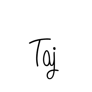 Create a beautiful signature design for name Taj. With this signature (Angelique-Rose-font-FFP) fonts, you can make a handwritten signature for free. Taj signature style 5 images and pictures png