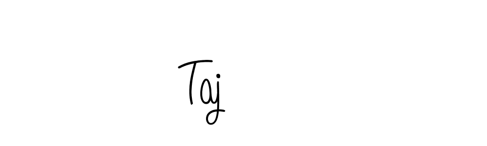 You should practise on your own different ways (Angelique-Rose-font-FFP) to write your name (Taj تاج) in signature. don't let someone else do it for you. Taj تاج signature style 5 images and pictures png