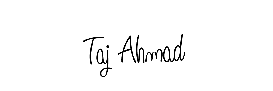 You can use this online signature creator to create a handwritten signature for the name Taj Ahmad. This is the best online autograph maker. Taj Ahmad signature style 5 images and pictures png