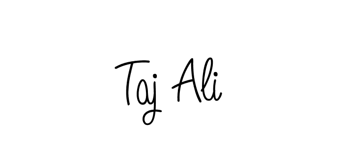 Create a beautiful signature design for name Taj Ali. With this signature (Angelique-Rose-font-FFP) fonts, you can make a handwritten signature for free. Taj Ali signature style 5 images and pictures png