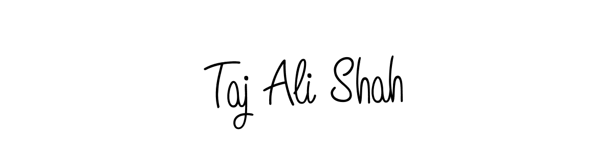 How to make Taj Ali Shah name signature. Use Angelique-Rose-font-FFP style for creating short signs online. This is the latest handwritten sign. Taj Ali Shah signature style 5 images and pictures png