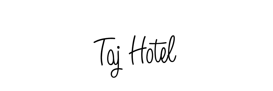 Also we have Taj Hotel name is the best signature style. Create professional handwritten signature collection using Angelique-Rose-font-FFP autograph style. Taj Hotel signature style 5 images and pictures png