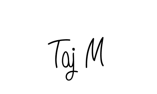 Make a beautiful signature design for name Taj M. Use this online signature maker to create a handwritten signature for free. Taj M signature style 5 images and pictures png