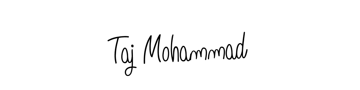 It looks lik you need a new signature style for name Taj Mohammad. Design unique handwritten (Angelique-Rose-font-FFP) signature with our free signature maker in just a few clicks. Taj Mohammad signature style 5 images and pictures png