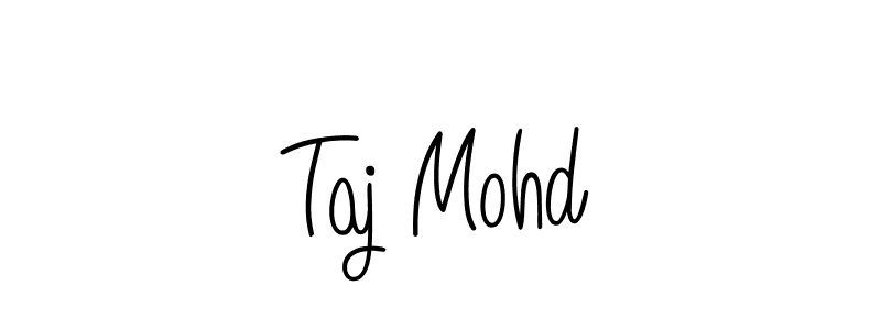 Create a beautiful signature design for name Taj Mohd. With this signature (Angelique-Rose-font-FFP) fonts, you can make a handwritten signature for free. Taj Mohd signature style 5 images and pictures png