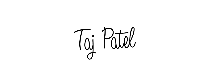 if you are searching for the best signature style for your name Taj Patel. so please give up your signature search. here we have designed multiple signature styles  using Angelique-Rose-font-FFP. Taj Patel signature style 5 images and pictures png