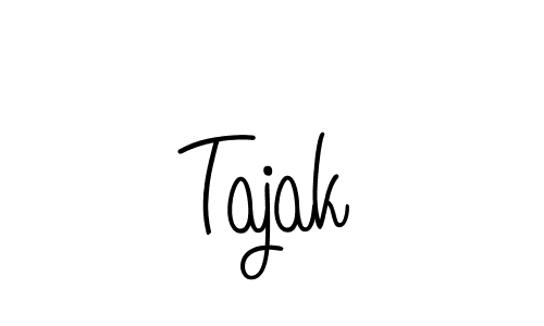 How to make Tajak signature? Angelique-Rose-font-FFP is a professional autograph style. Create handwritten signature for Tajak name. Tajak signature style 5 images and pictures png