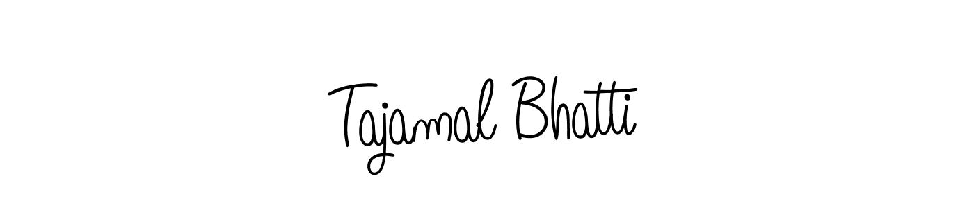 How to make Tajamal Bhatti signature? Angelique-Rose-font-FFP is a professional autograph style. Create handwritten signature for Tajamal Bhatti name. Tajamal Bhatti signature style 5 images and pictures png