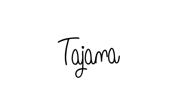 Tajana stylish signature style. Best Handwritten Sign (Angelique-Rose-font-FFP) for my name. Handwritten Signature Collection Ideas for my name Tajana. Tajana signature style 5 images and pictures png