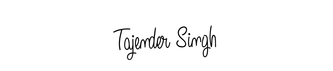 Design your own signature with our free online signature maker. With this signature software, you can create a handwritten (Angelique-Rose-font-FFP) signature for name Tajender Singh. Tajender Singh signature style 5 images and pictures png